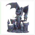 Dragon collectibles and figurine candleholder